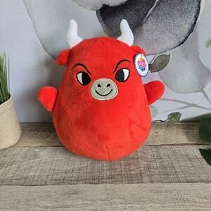 NANCO | Red Plush Bull Toy
